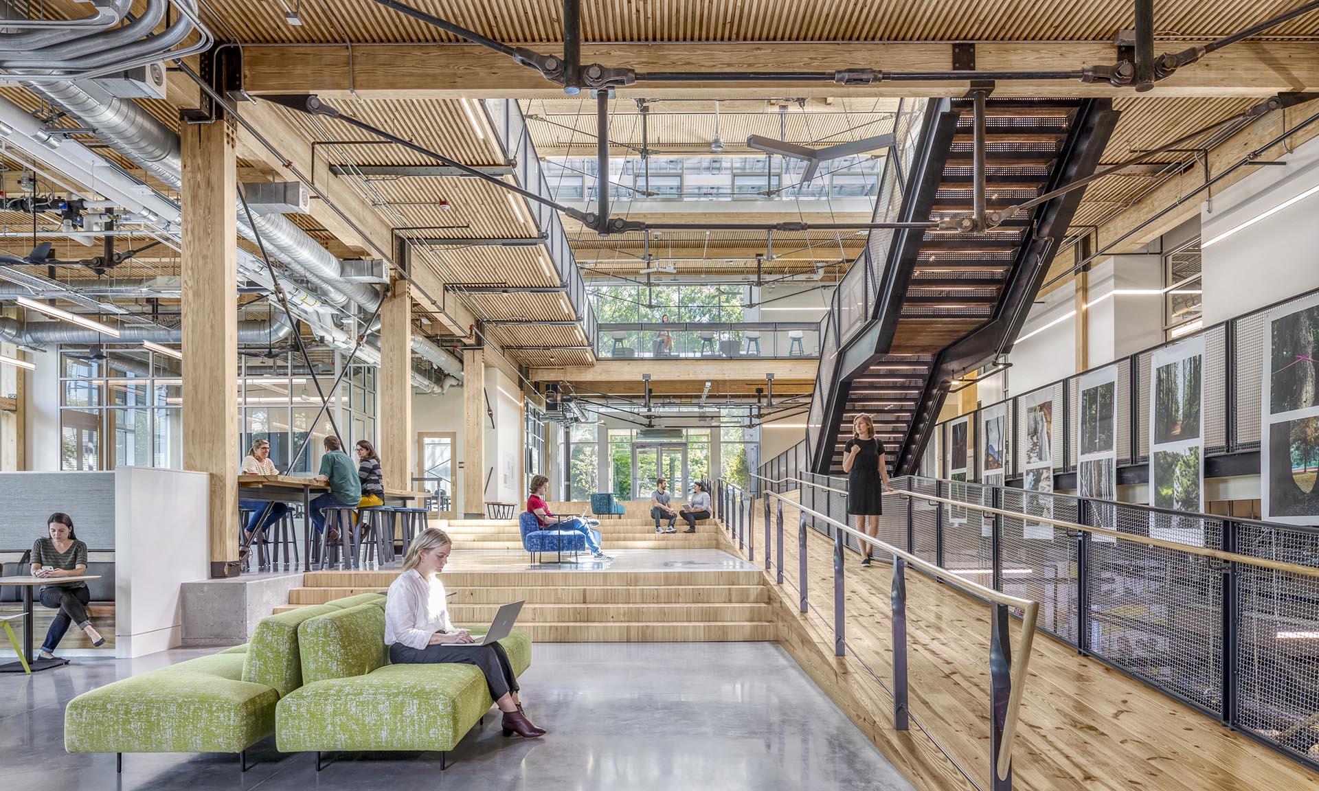 The Kendeda Building for Innovative Sustainable Design interior